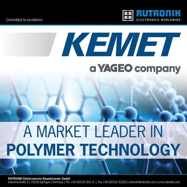 Franchise with polymer technology specialist: Rutronik and KEMET sign global partnership